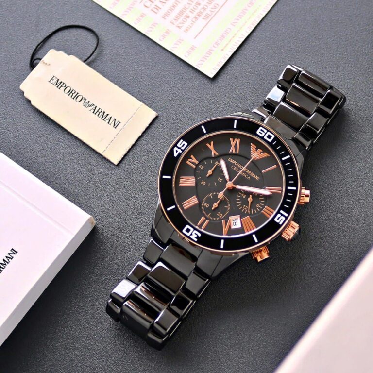  Emporio Armani Ceramica Series Black Gold