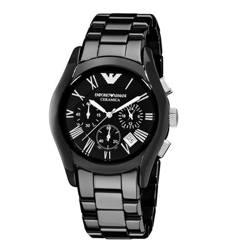 Armani Stainless Steel Chronograph Silver Ar 1341