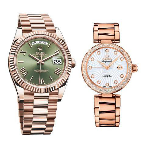 Romega Rosegold Wow Couple