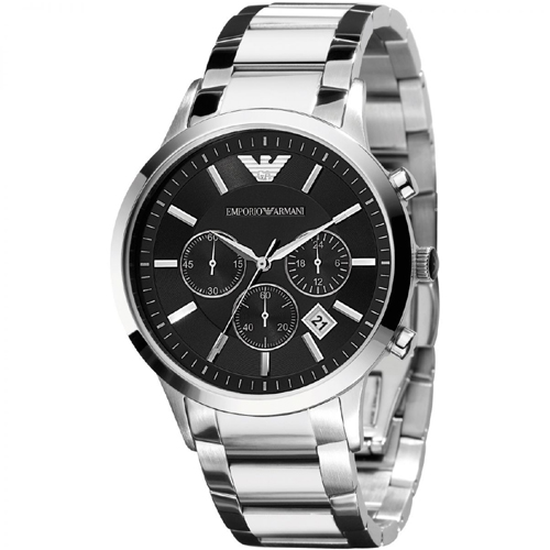 Emporio Armani Ar 3545 Dial Black