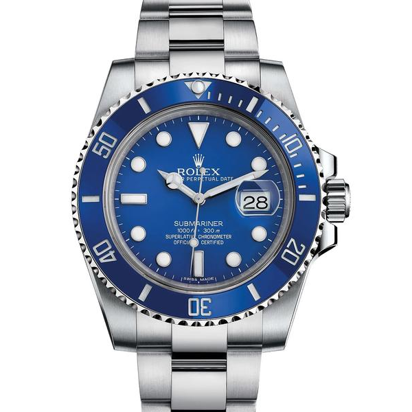 Rolex Submariner Swiss Mechanism Blue 7655