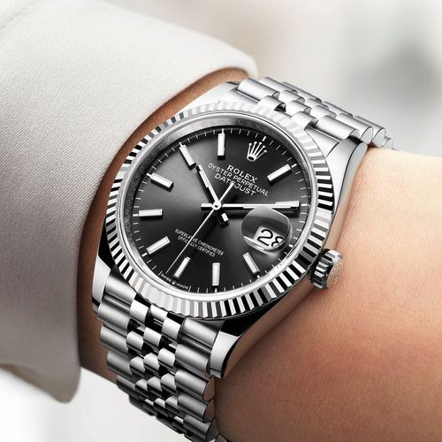 Rolex Datejust men Oystersteel Black